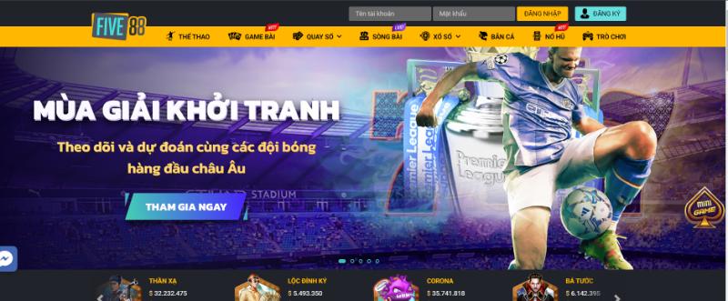 dang nhap five88 tong quan Hướng dẫn đăng nhập Five88 trên máy tính