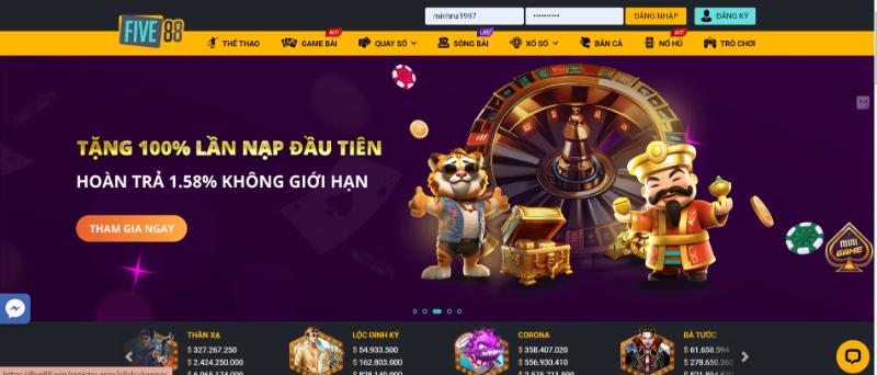 khuyen mai five88 gioi thieu Giới thiệu về khuyến mãi Five88