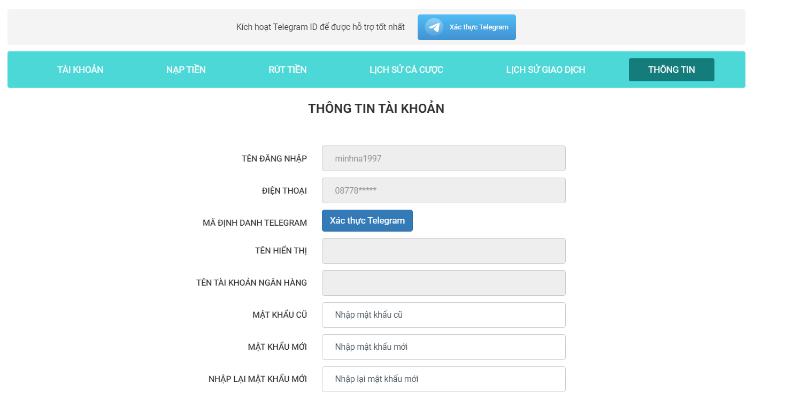 rut tien five88 xac thuc Xác thực tài khoản Five88 trước khi rút tiền