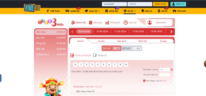 xo so five88 gioi thieu Giới thiệu về sảnh game xổ số Five88